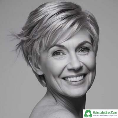 Pixie Short Haircut for Women Over 50