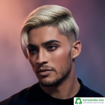 Platinum Blonde Hairstyle for Zayn Malik