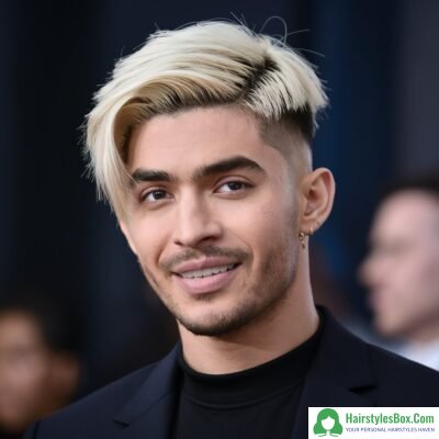 Platinum Blonde Hairstyle for Zayn Malik