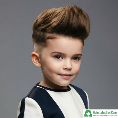 Pompadour Hairstyle for Kids