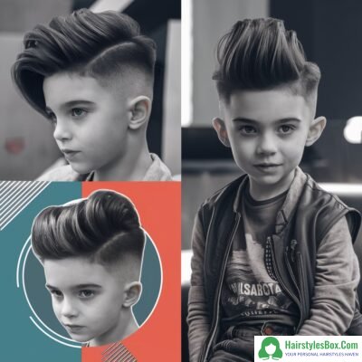 Pompadour Hairstyle for Kids