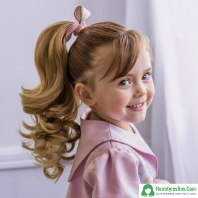 Ponytail Hairstyle for Children