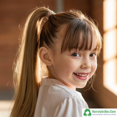 Ponytail Hairstyle for Children