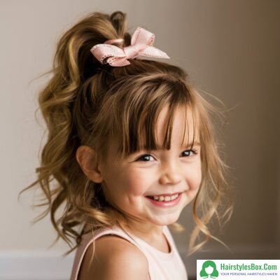 Ponytail Hairstyle for Children