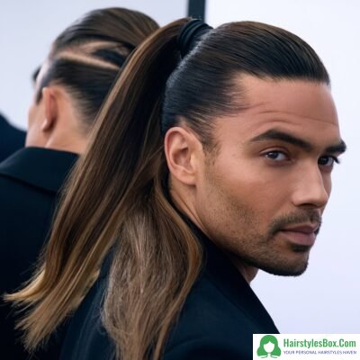 Ponytail Long Hairstyle for Men