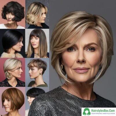 Root Lift Hairstyle for Women Over 50