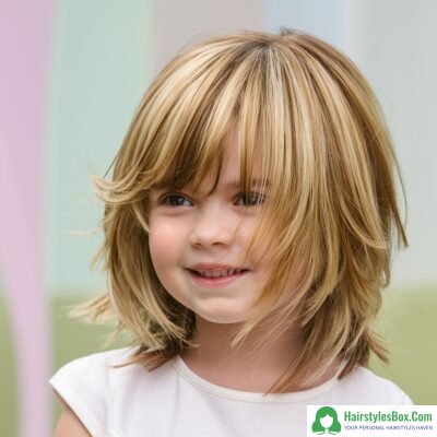 Shag Cut Hairstyle for Children