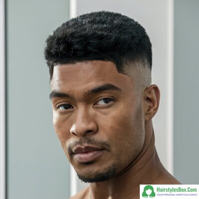 Short Afro Haircut for Men