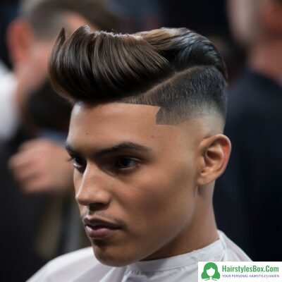 Short Pompadour Haircut for Men