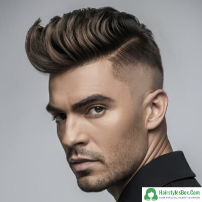 Short Pompadour Haircut for Men