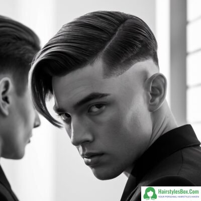 Short Slick Back Haircut for Men