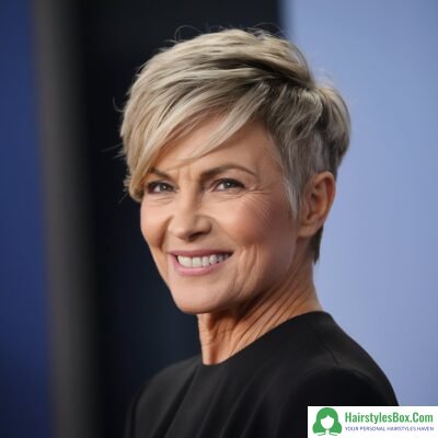 Short and Sassy Haircut for Women Over 50