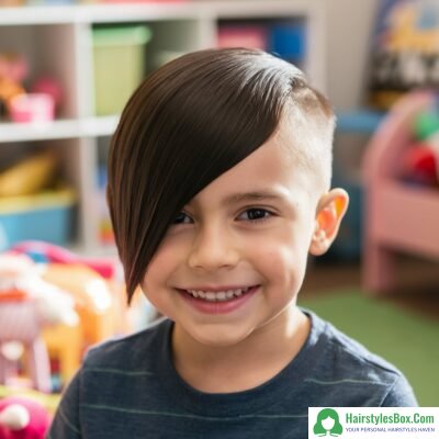 Side Part Hairstyle for Children