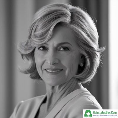 Soft Wave Short Haircut for Women Over 60