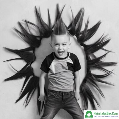 Spiky Hairstyle for Children