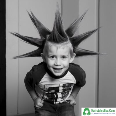 Spiky Hairstyle for Children