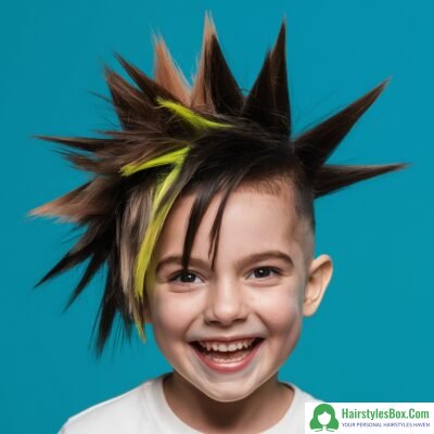 Spiky Hairstyle for Kids