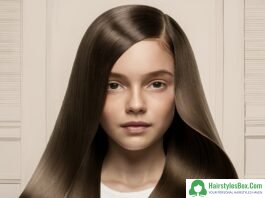 Straight Hair Hairstyle for Girls