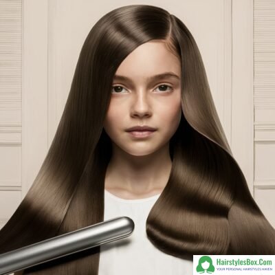 Straight Hair Hairstyle for Girls