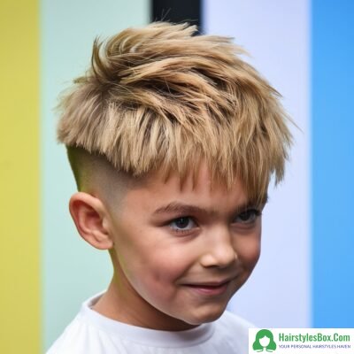 Textured Crop Hairstyle for Children