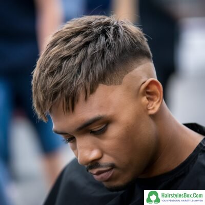 Textured Crop Short Haircut for Men