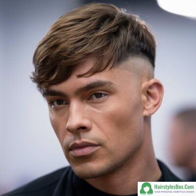 Textured Fringe Short Haircut for Men