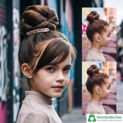 Top Knot Hairstyle for Girls