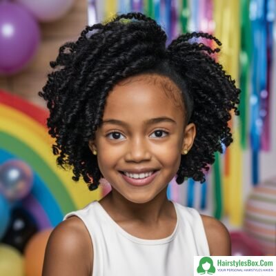 Twist-Out hairstyle for Black Girls