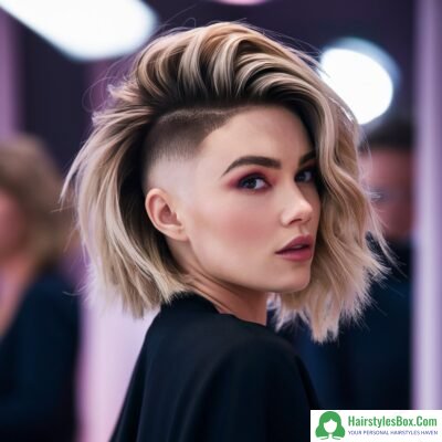 Undercut Short Hairstyle For Ladies