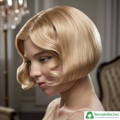 Vintage Bob Hairstyle for Short Hair