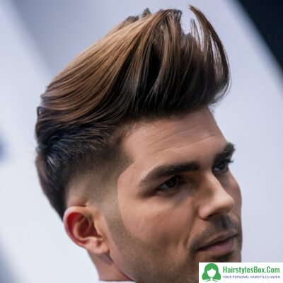 Voluminous Quiff Medium Length Hairstyle for Men