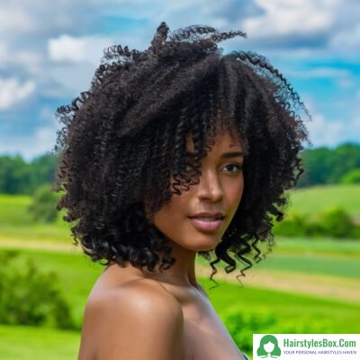 Wash and Go Hairstyle for Natural Hair