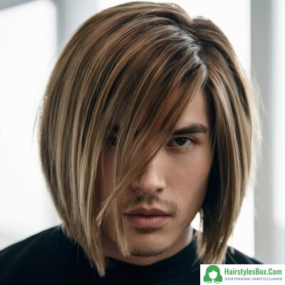 Wolf Cut with Straight Hair Hairstyle