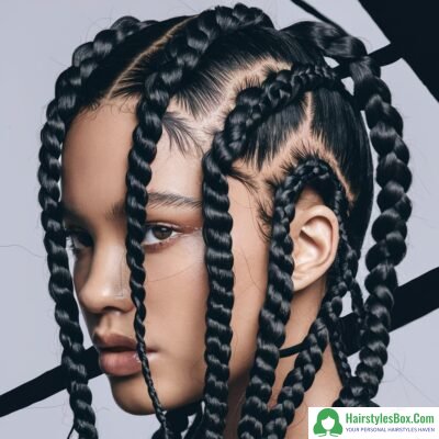 Braids Hairstyle for Greasy Hair