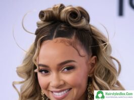 Half-Up, Half-Down Hairstyle for Curly Hair